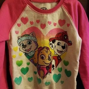 paw patrol sweatshirt size 5t pre owned